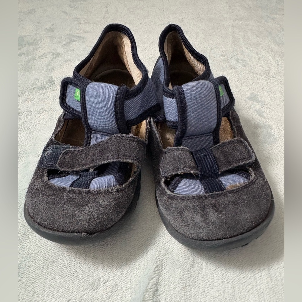 Non-Toxic Blue Sandals with Soft Flexible Soles